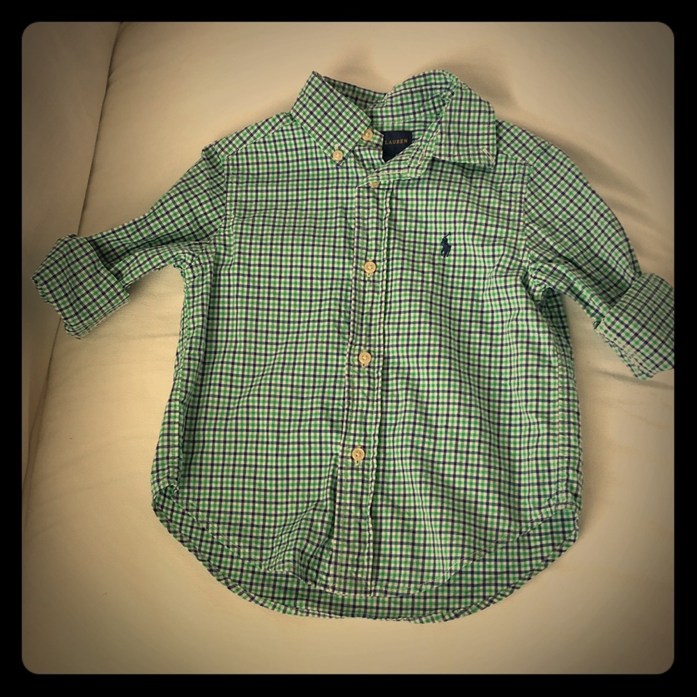 Ralph Lauren button down top 2t.